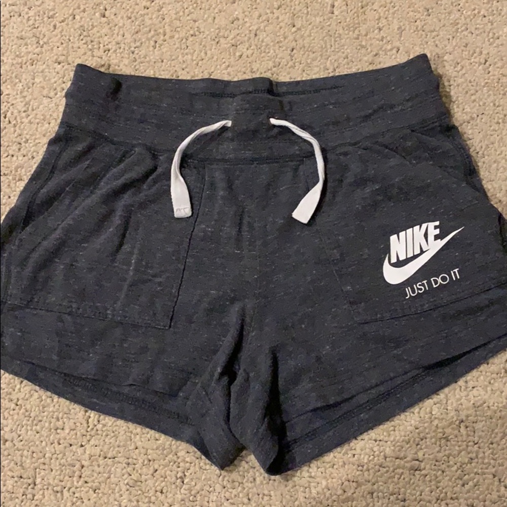 Gray cloth Nike shorts